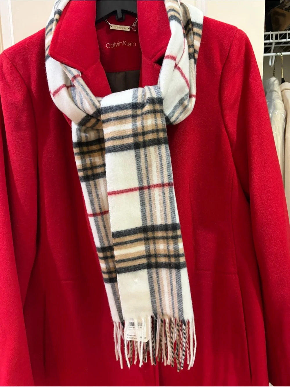 Cashmink Plaid Scarf